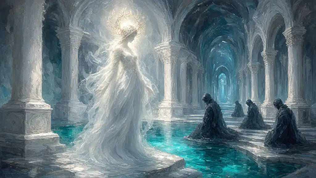 Original fantasy illustration for Aten Ha Ra & the Akhevan Civil War