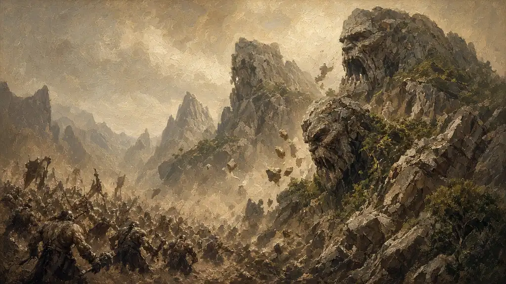 Original fantasy illustration for The War for the Plane of Earth